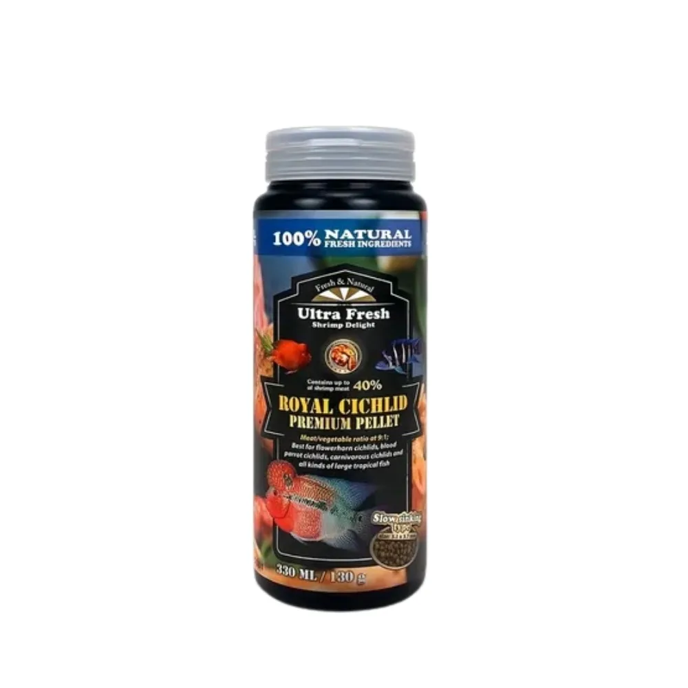 ALIMENTO ULTRA FRESH ROYAL CICHLID PELLET PREMIUM  ALIMENTO PARA CICLIDO