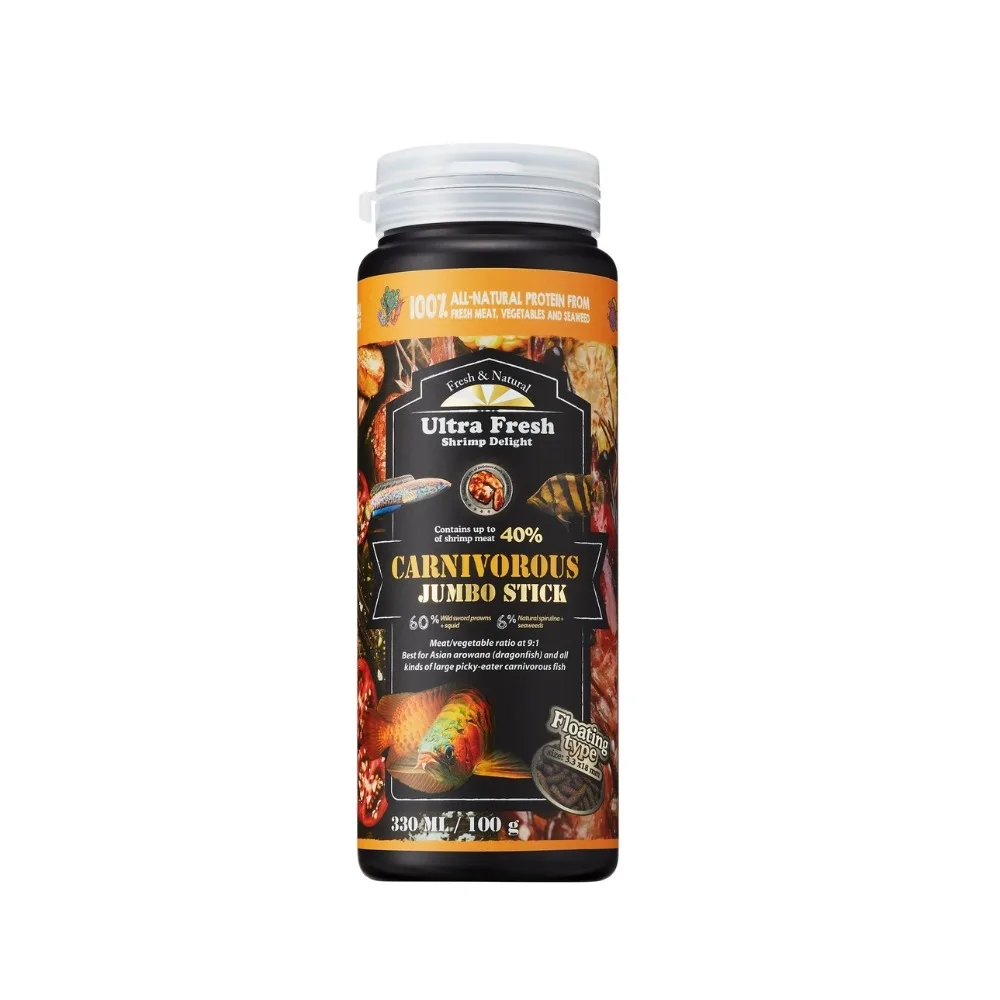 ALIMENTO ULTRA FRESH STICKS JUMBO PARA PECES CARNÍVOROS
