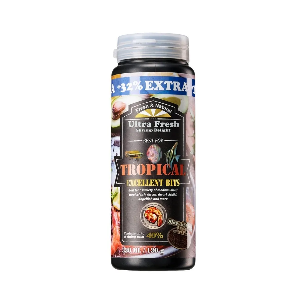 ALIMENTO ULTRA FRESH TROPICAL BITS EXCELENTES PARA PECES TROPICALES
