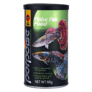 ALIMENTO EN ESCAMAS FLAKE FISH FOOD 50G FRASCO PORPOISE