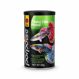 ALIMENTO EN ESCAMAS FLAKE FISH FOOD 50G FRASCO PORPOISE