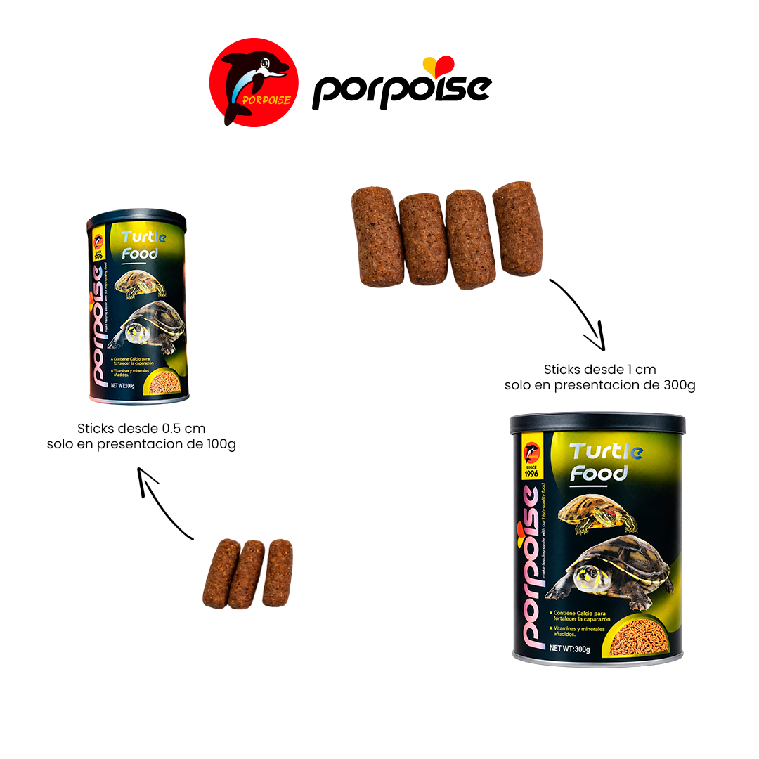 ALIMENTO TORTUGA PORPOISE NUEVA PRESENTACION TURTLE FOOD - Imagen 2