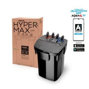 Filtro Canister Profesional Aquael Hypermax 4500 BT con Bluetooth APP