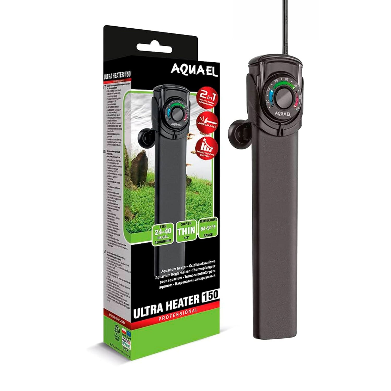 Termostato Electrónico Aquael ULTRA HEATER con Termómetro