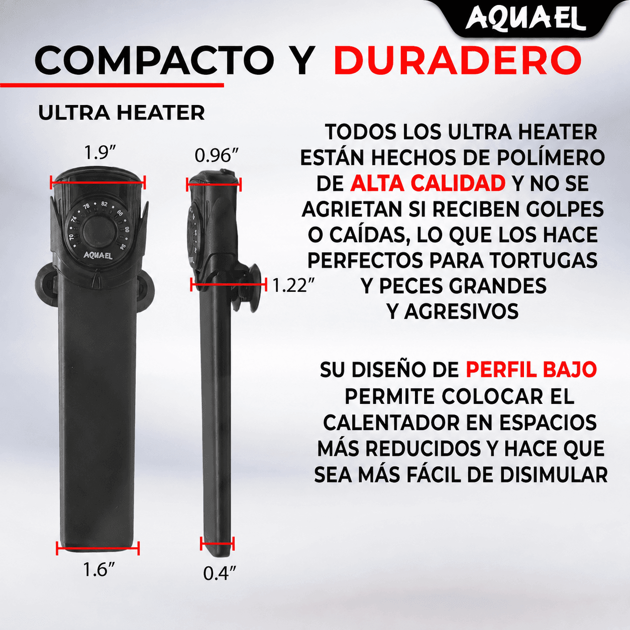 Termostato Electrónico Aquael ULTRA HEATER con Termómetro - Imagen 7