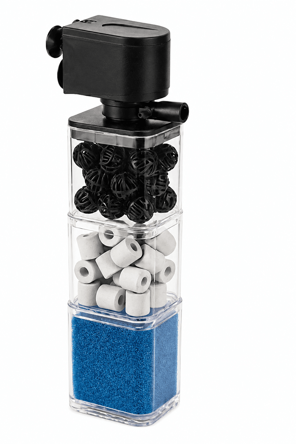 Filtro Interno AquaSolution Serie AS-F con Regulador de Burbujas