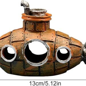Adorno para acuario Submarino Marrón Chico XL-53