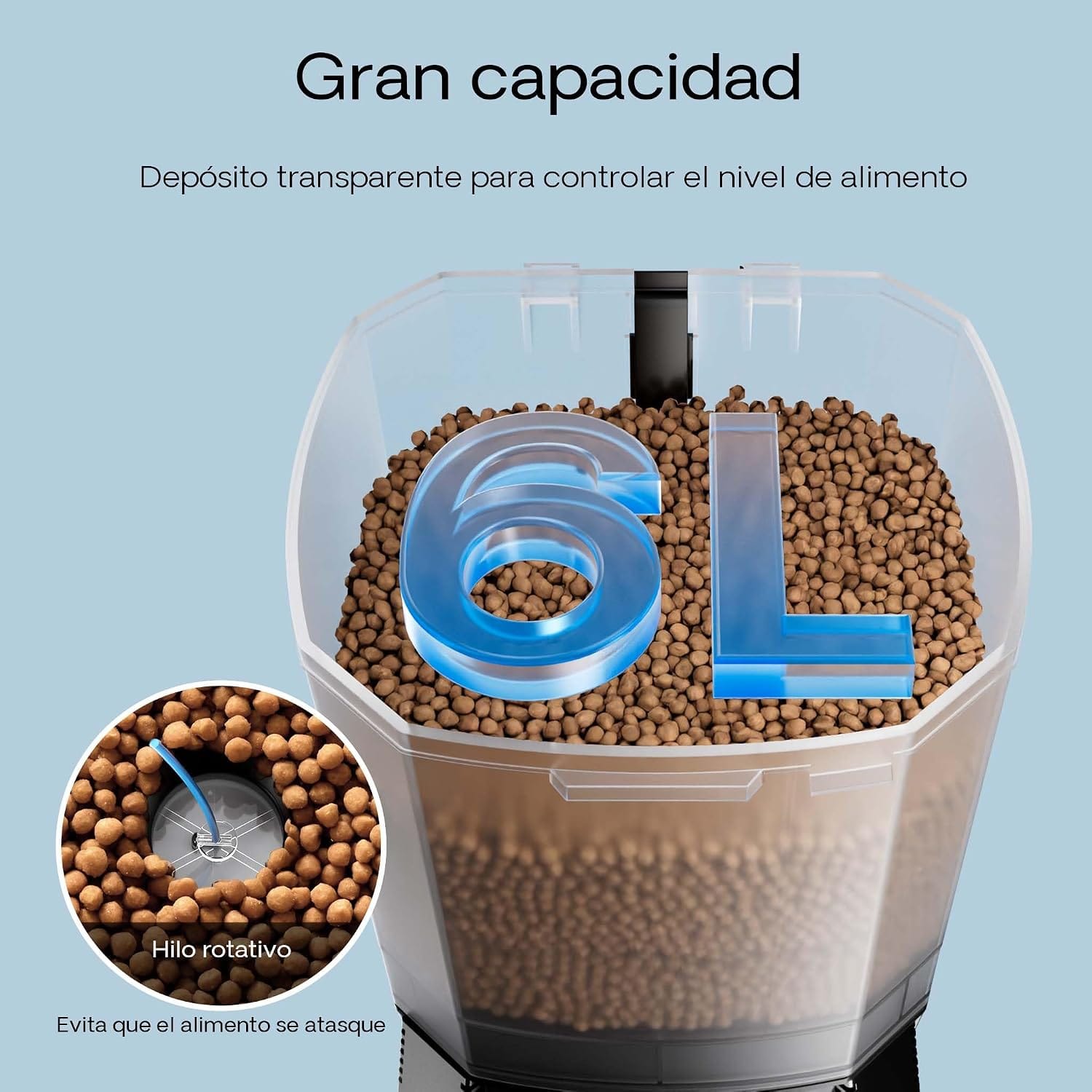 Alimentador Automático SUNSUN CFF-206 Solar para Estanque - Imagen 8
