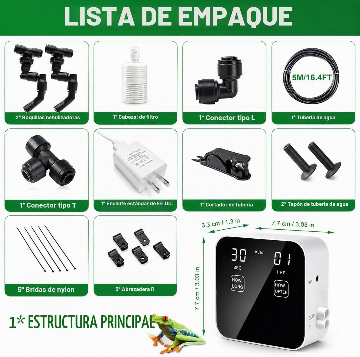 Sistema de Pulverización Automático MICRO-06 para Terrarios - Imagen 2