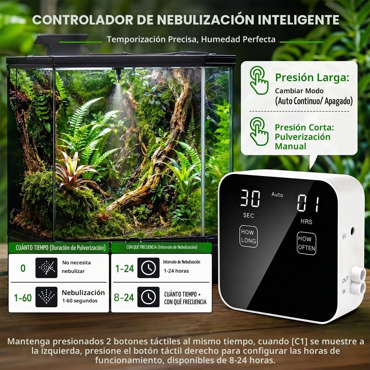 Sistema de Pulverización Automático MICRO-06 para Terrarios - Imagen 3