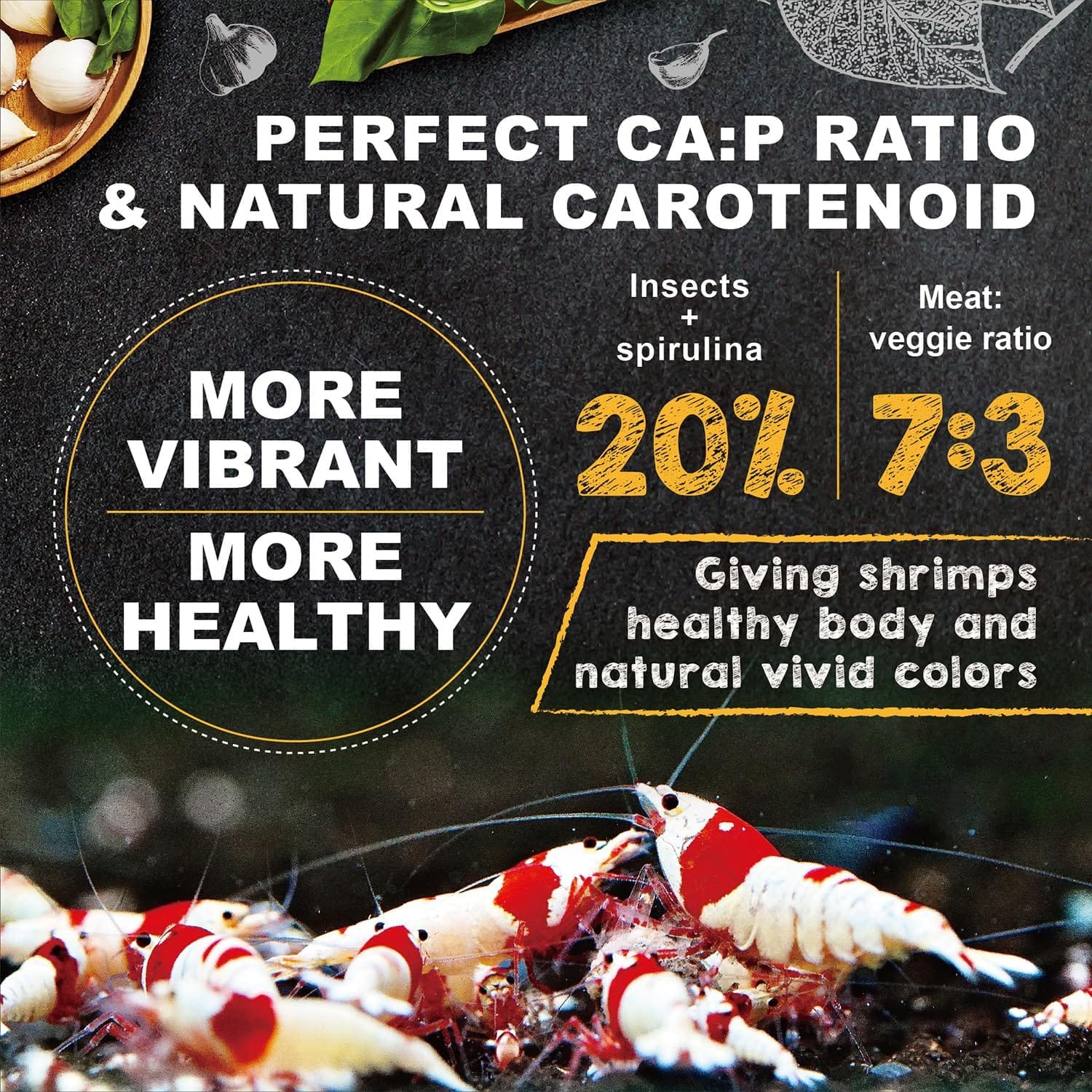 Alimento Ultra Fresh Shrimps Pro 20g/60ml para Gambas - Imagen 5
