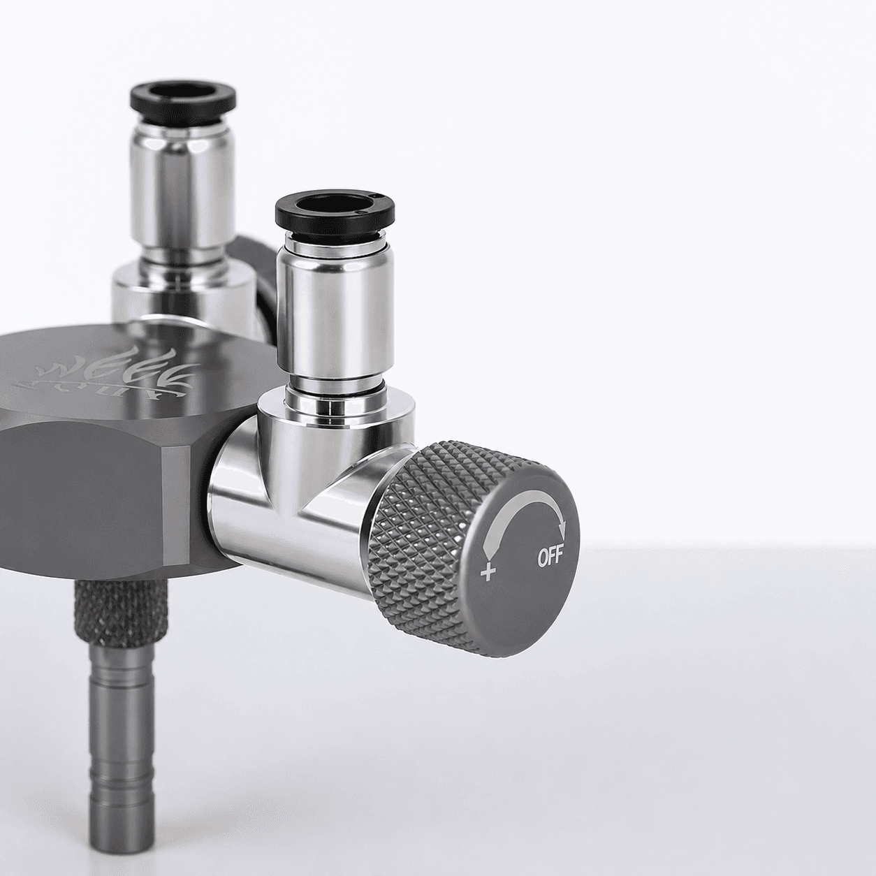 Splitter CO₂ de Aluminio Week Aqua Distribuidor de 2, 3 y 6 Vías - Imagen 2