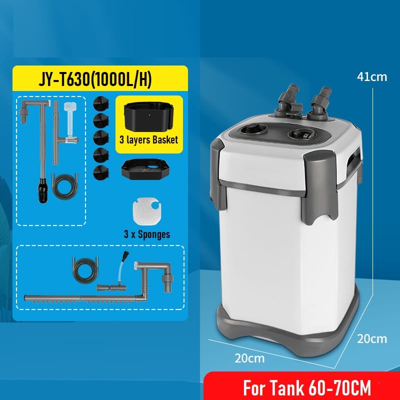 Filtro Canister JINGYE JY-T630 con Skimmer - Imagen 2