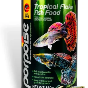 Alimento Porpoise Flake Fish Food 150g para Peces Tropicales