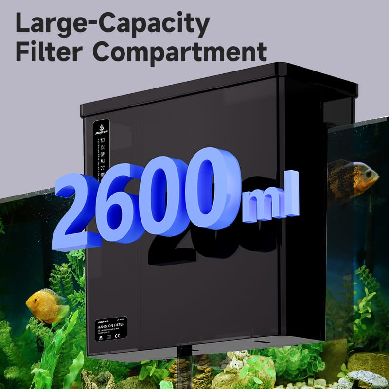 Filtro Mochila Jingye JY-W con Skimmer de Superficie para Acuario - Imagen 3