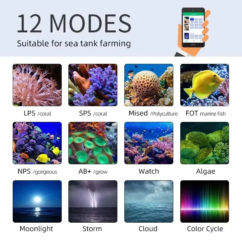 Week Aqua Z250-Z Series RGB+UV para Acuarios Plantados y Marinos - Imagen 7