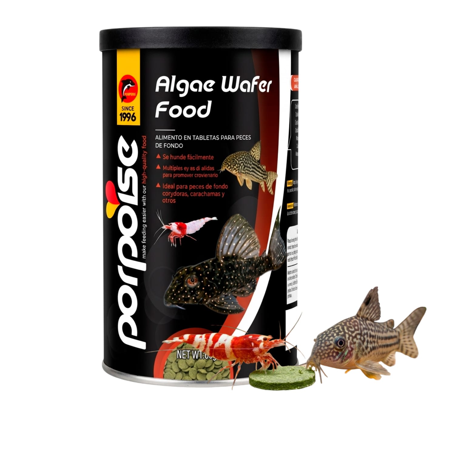 Alimento en Wafers Porpoise Algae Wafer 1.5 kg/60g