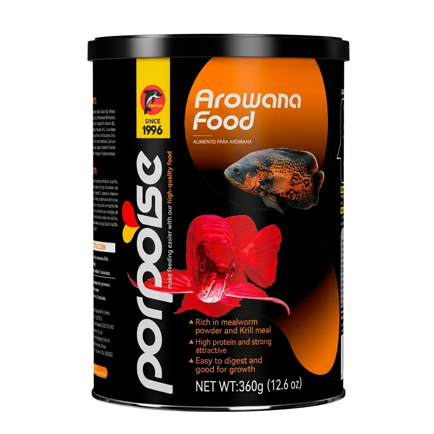 Alimento para Arowana Porpoise Premium 360 g