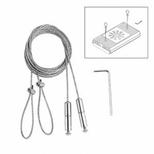 Colgante Week Aqua Hanging Rope para Pantallas LED