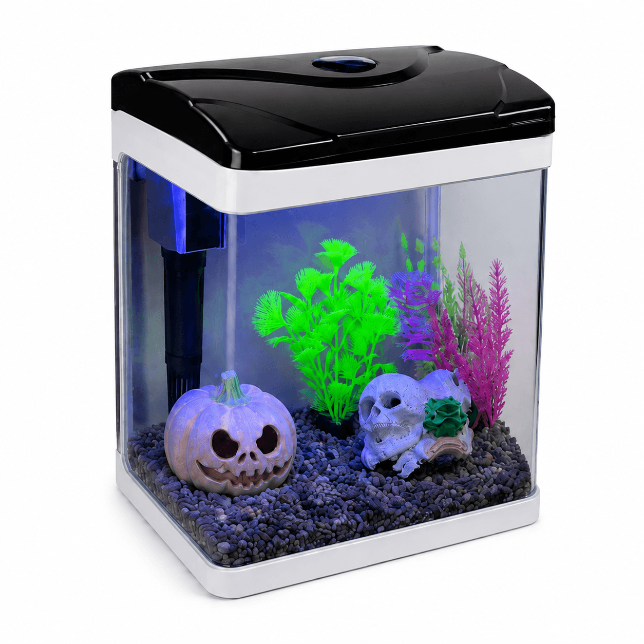 Acuario Minjiang Serie MJ Sump LED Vidrio Ultra Claro - Imagen 2