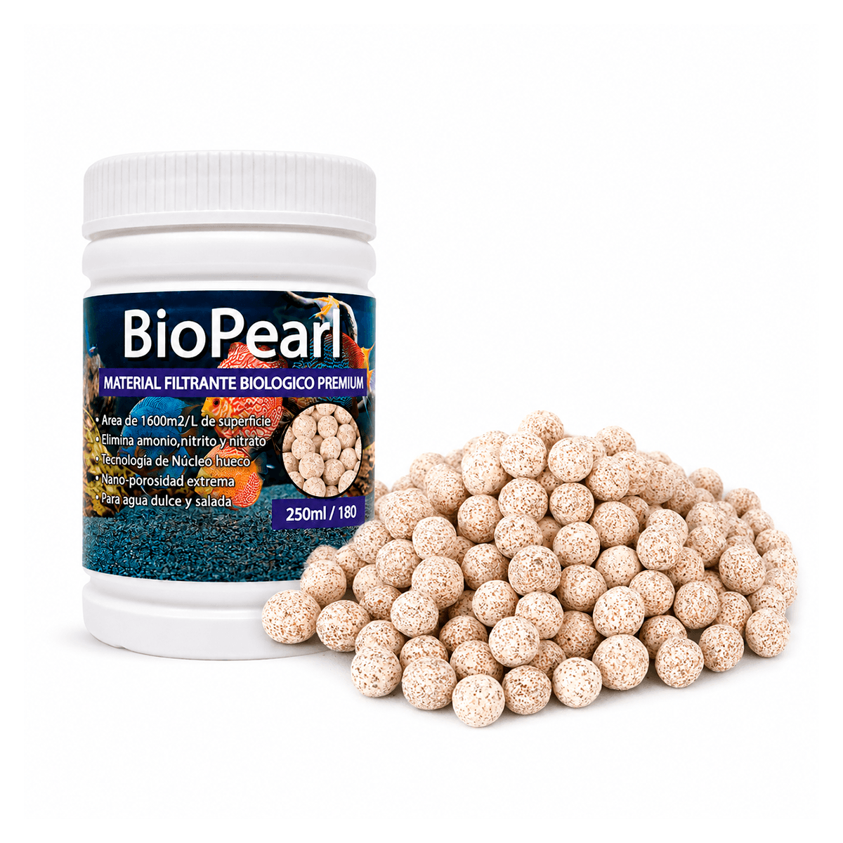 AquaSolution Bio Pearl Material Filtrante Biológico Premium - Imagen 3
