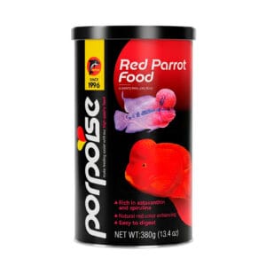 Alimento para Peces Cíclidos en Pellet  Porpoise Red parrot food 380g