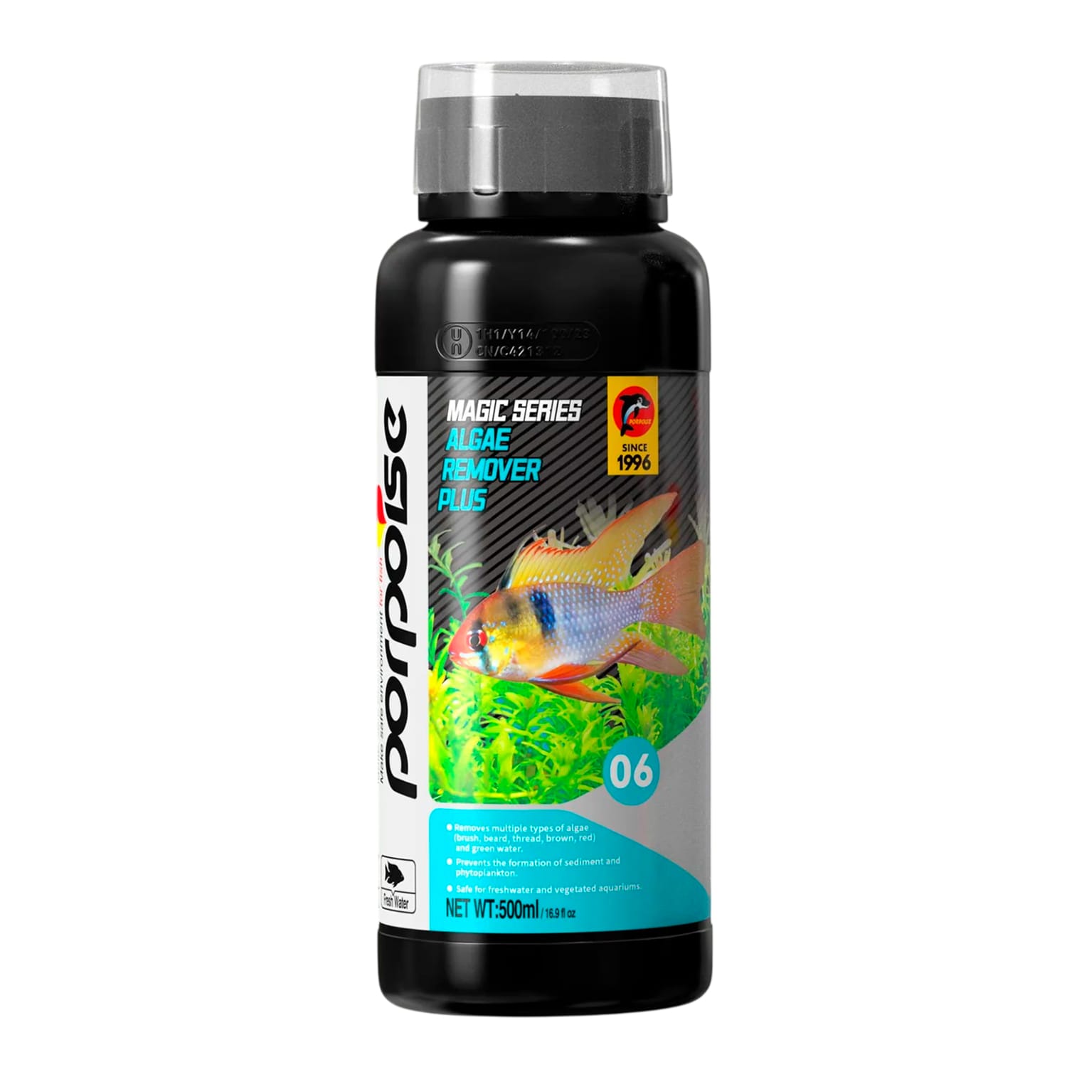 Antialgas Preventivo para Acuarios Porpoise Algae Remover Plus