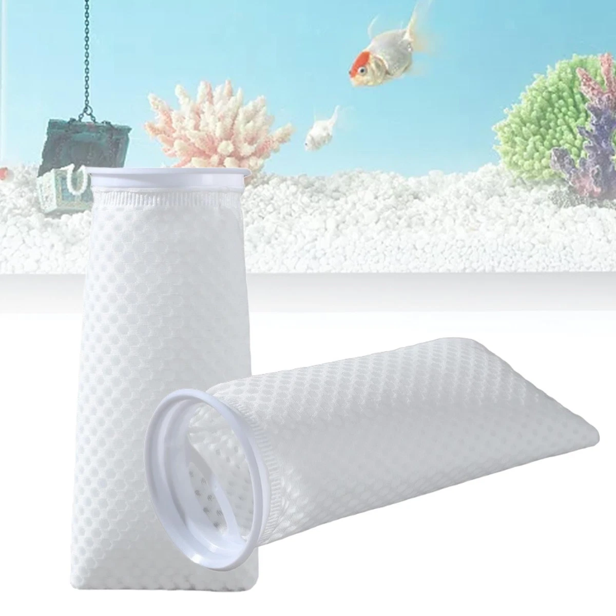 Calcetín Filtrante para Sump DH-060 10 x 35 cm para Acuario