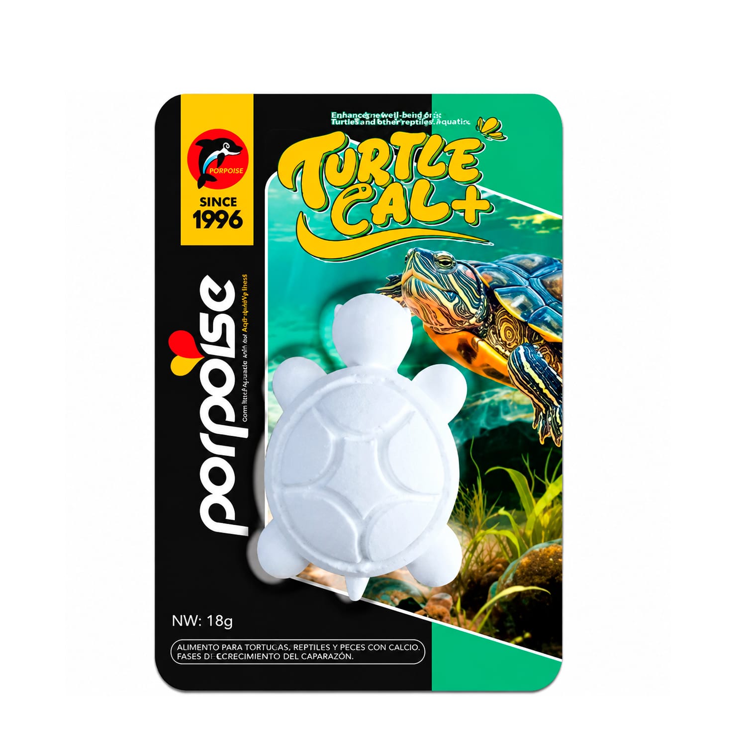 Calcio para Tortugas Porpoise Turtle Cal 18 g