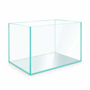 Acuario Rectangular Vidrio Ultra Claro con base foam